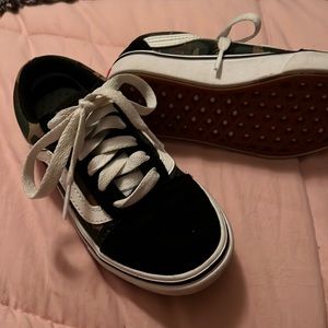Toddler Vans Size 10.5 in Camo & Black